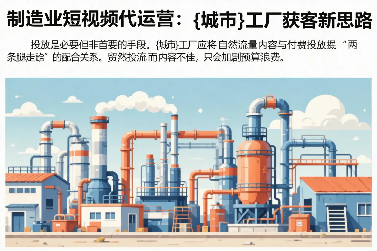 制造业短视频代运营:华容工厂获客新思路